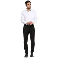 Inspire Black Slim Fit Formal Trouser for Men-thumb4