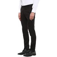 Inspire Black Slim Fit Formal Trouser for Men-thumb1