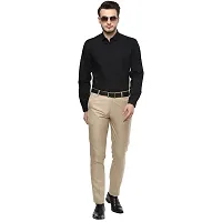 Inspire Clothing Inspiration Inspre Jacu Beige Slim Fit Formal Trouser for Men (Beige)-thumb4