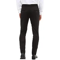 Inspire Black Slim Fit Formal Trouser for Men-thumb3