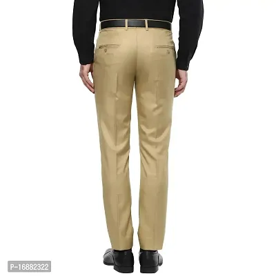 Inspire JACU Khaki Slim FIT Formal Trouser-thumb4