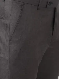 Inspire Jacu Grey Slim Fit Formal Trouser for Men (Grey)-thumb4