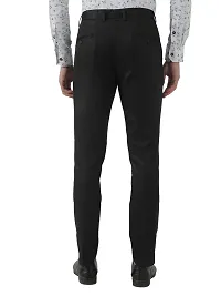 Inspire Clothing Inspiration Black Slim Fit Formal Trouser (Black)-thumb3