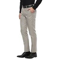 Inspire Clothing Inspiration Jacu Light Grey Slim Fit Formal Trouser for Men (L.Grey)-thumb1