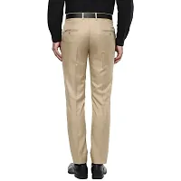 Inspire Clothing Inspiration Inspre Jacu Beige Slim Fit Formal Trouser for Men (Beige)-thumb3