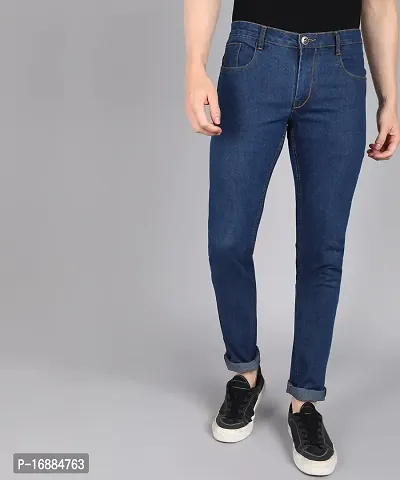 Inspire Dark Blue Slim Fit Mens Jeans (36)