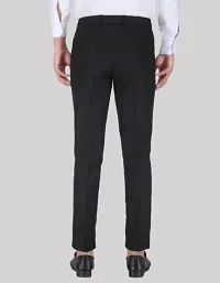 Playerz Black Slim Fit Formal Trouser-thumb2