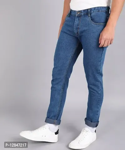 Inspire Medium Blue Slim Fit Jeans-thumb2