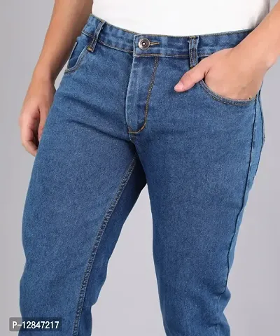 Inspire Medium Blue Slim Fit Jeans-thumb5