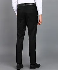 Playerz Black Suhana Lycra Slim Fit Trouser-thumb2