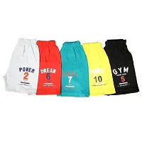 UTECH Traders Kids Cotton Printed Shorts Pack of 5 Multicolour-thumb2