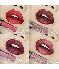 Lip Gloss Pack of 4 Liquid Matte Lipstick-thumb1