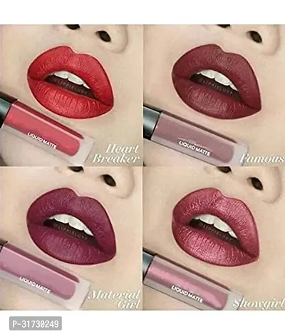 Lip Gloss Pack of 4 Liquid Matte Lipstick-thumb2