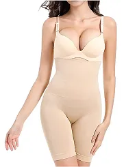 All-In-1 Shaper - Tummy, Back, Thighs, Hips - Seamless Shapewear Body Shaper (Best Fits Upto 28 to 36 Waist Size)-thumb2