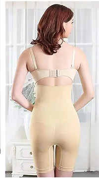 All-In-1 Shaper - Tummy, Back, Thighs, Hips - Seamless Shapewear Body Shaper (Best Fits Upto 28 to 36 Waist Size)-thumb4