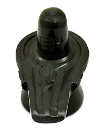 RM Marble Black Color 3inch Shivling Shiva Idol Rameshwaram Marble?-thumb1