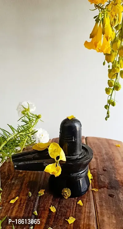 RM Marble Black Color 3inch Shivling Shiva Idol Rameshwaram Marble?-thumb4