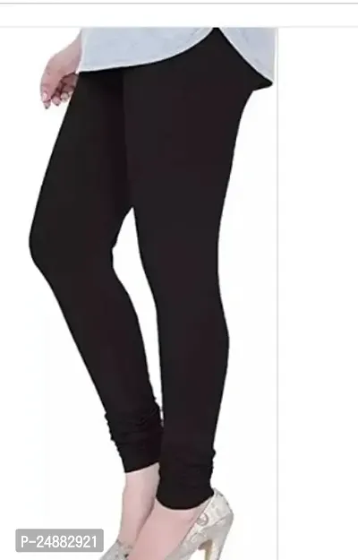 Stylish Black Cotton Blend  Jeggings For Women