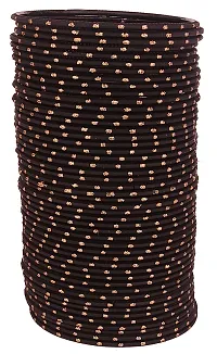 Rudra Enterprises Non-Precious Metal Base Metal with Polka Dots Glossy Finished Bangle Set For Women and Girls-thumb1