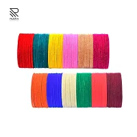 Stylish Multicoloured Metal Bangles For Women And Girls-thumb2