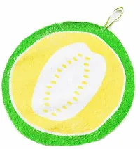 Mopslik - Microfiber High Absorption Pack of 4 Kitchen Dish Wiping Towel Cum Hand Towel Fruit Design ( Multicolour )-thumb3