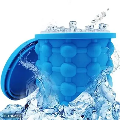 Mopslik - Silicon Ice Cube Maker Cum Storage Ice Tray/Box