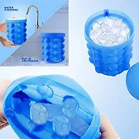 Mopslik - Silicon Ice Cube Maker Cum Storage Ice Tray/Box-thumb3