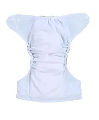 Mopslik - Reusable Adjustable Washable button Cloth Diaper with 5 Layered Insert (Yellow)-thumb3