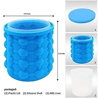 Mopslik - Silicon Ice Cube Maker Cum Storage Ice Tray/Box-thumb2