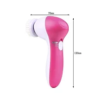 Mopslik - 5 in 1 Electric Rotating Facial Beauty Massager Face Cleansing Brush Exfoliating Brush-thumb2