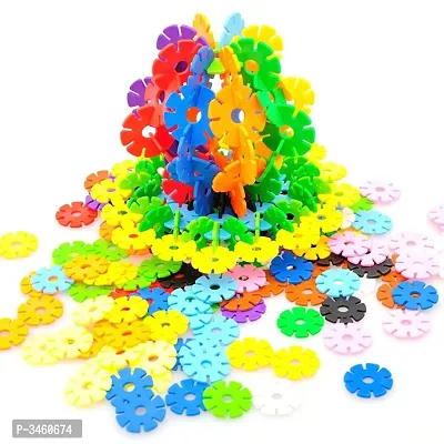 Interlocking Plastic Disc Building Blocks  Set-thumb0