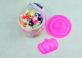Play Dough  / Doh  Mini Bucket Modeling Clay with 10 Colors , Roller , Knife and 1 Mould-thumb1