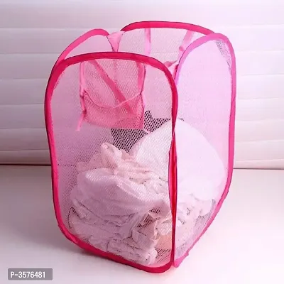 Foldable Pop Up Net Mesh Laundry Basket  / Bag Organizer - 20 Medium Size-thumb0