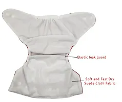 Cloth Diaper With 4 Layer Microfiber Insert Washable Adjustable and Reusable.-thumb4