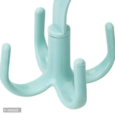 Plastic Multipurpose Rotating Tie Belt Hanger Organizer - Pack Of 2-thumb3