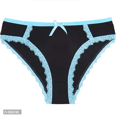 Imported Premium Cotton Fancy Lace Panty  / Panties - Set of 3-thumb4