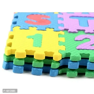 36 Pcs EVA Foam Mat Interlocking Educational Puzzle set (Numbers and Alphabets , 4.5 Inch Block Each)-thumb2