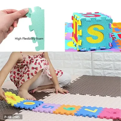 36 Pcs EVA Foam Mat Interlocking Educational Puzzle set (Numbers and Alphabets , 4.5 Inch Block Each)-thumb4