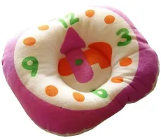 Baby Head Shaping Clock Design Pillow  - Random Colors - (1 Piece )-thumb1