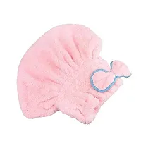 Microfiber Super Soft Hair Cap Style Hair Drying Towel - Random Colors-thumb1