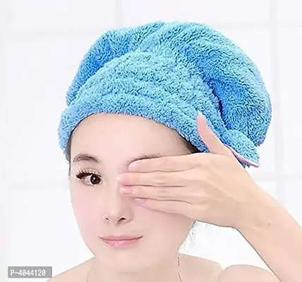 Microfiber Super Soft Hair Cap Style Hair Drying Towel - Random Colors-thumb3