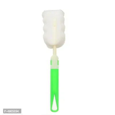 Baby Bottle Cleaning Foam Sponge Brush Detachable Light Weight  - Pack Of 2