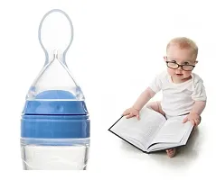 Safety Infant Baby Silicone Feeding With Spoon Feeder Food Rice Cereal-thumb2