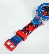 Kids Superhero Digital Watch With Glowing Lights  - Spiderman-thumb4