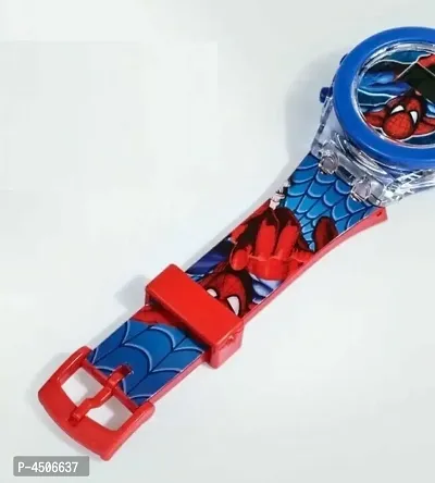 Kids Superhero Digital Watch With Glowing Lights  - Spiderman-thumb5