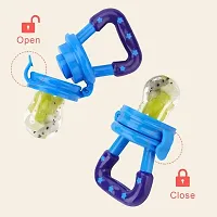 Baby Silicone Fruit Feeder Teether Soother Nibbler - 1 Pc - Random Colors-thumb2