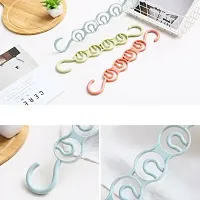 2 Pcs Wardrobe Organizer Space Saver Hanger - Random Colors-thumb3