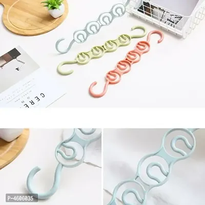 2 Pcs Wardrobe Organizer Space Saver Hanger - Random Colors-thumb4