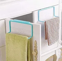 Pack Of 2 No Nails DIY Kitchen Cabinet Rug  / Towel Hanger-thumb1