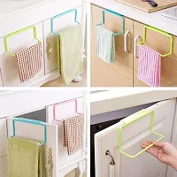 Pack Of 2 No Nails DIY Kitchen Cabinet Rug  / Towel Hanger-thumb2